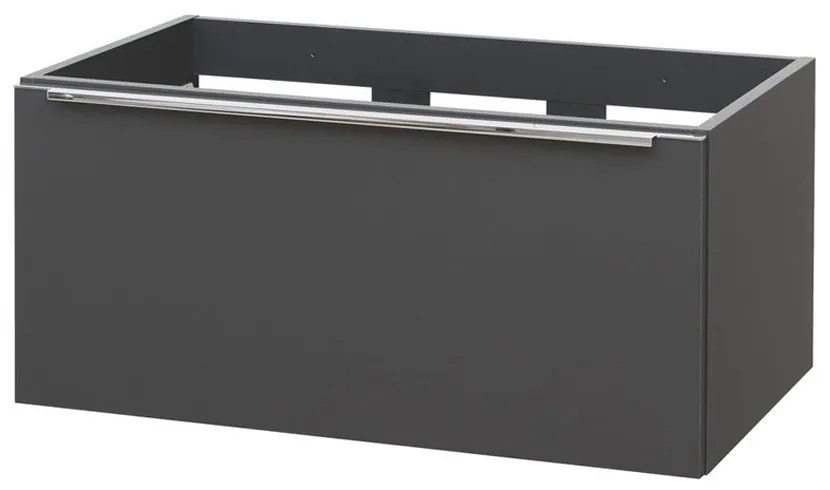 Mereo Mereo, Mailo, kúpeľňová skrinka 81 cm, chrómové madlo, MER-CN536S