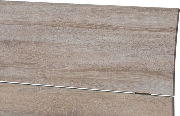 Posteľ Ela 180x200 cm,dub Sonoma, s roštami  a perinákmi