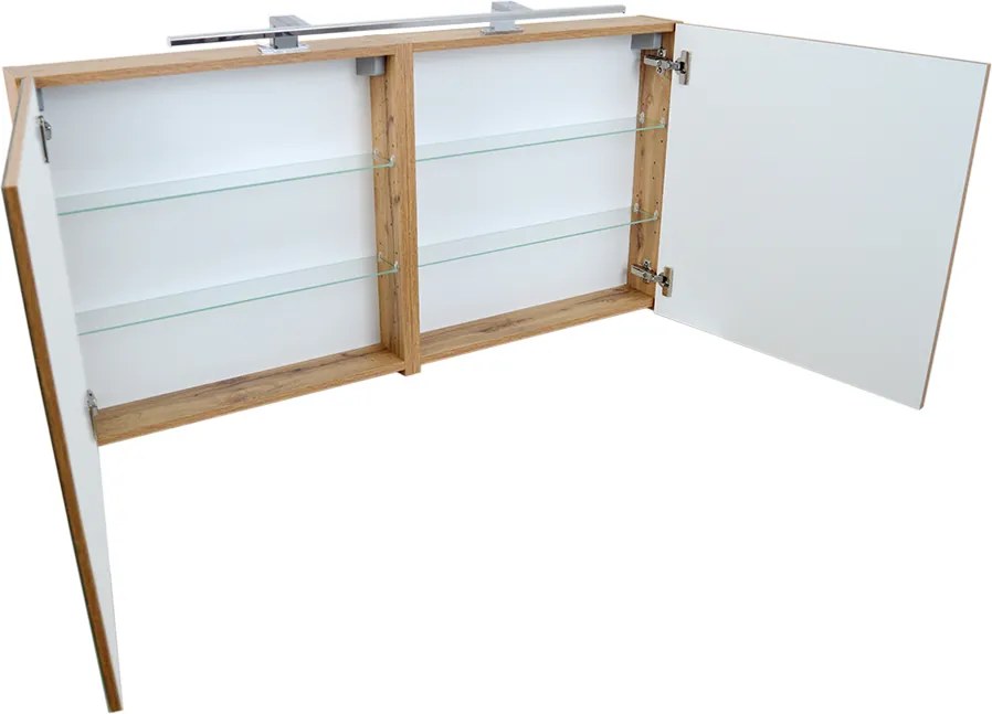 Comodo Zrkadlová skrinka Ideal OW 120 ZS LED-CR s osvetlením Any LED 80 CR, chróm