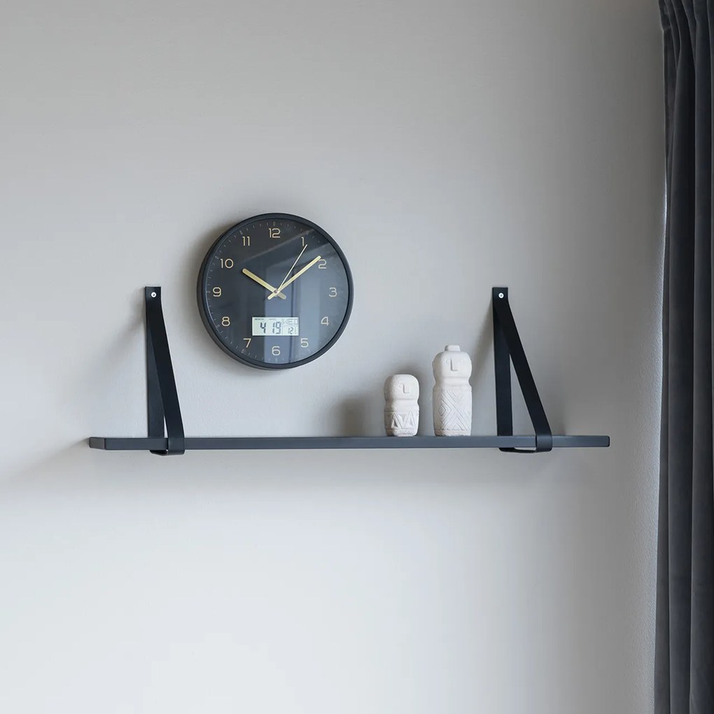 Čierna Polica Forno 80 × 20 × 1.8 cm HOUSE NORDIC