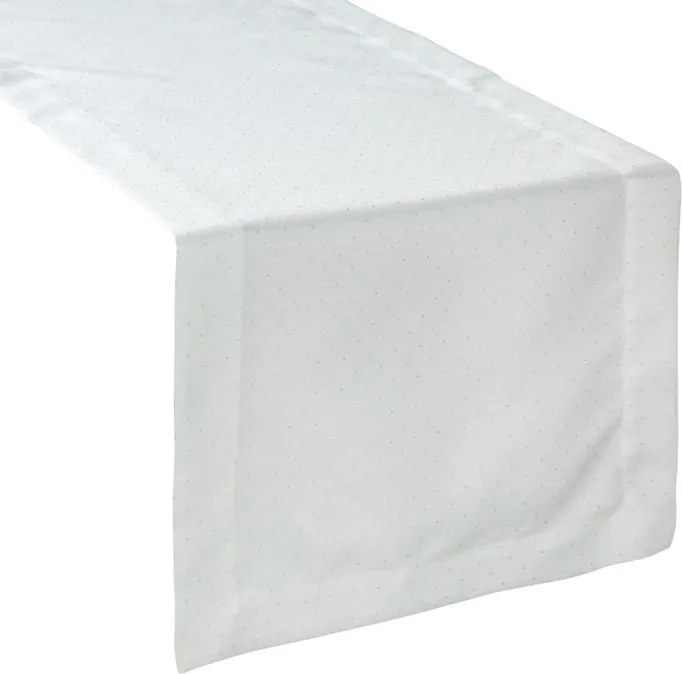 OBRUS ELLEN 40X180 CM BIELY