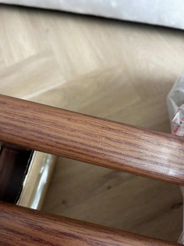 Dizajnová jedálenská stolička Bandana béžová / hnedá - II. Trieda