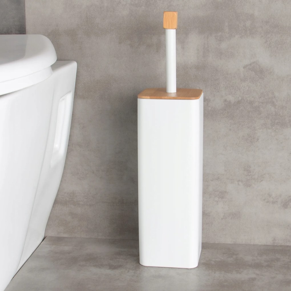WC kefa - biela s bambusom