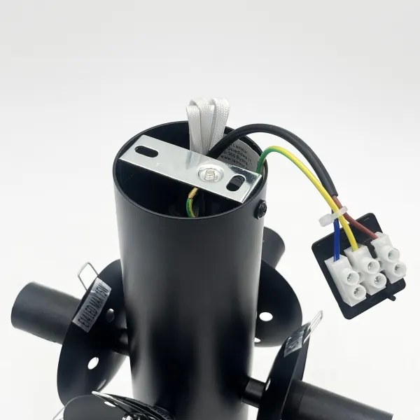 Stropné svietidlo SFERIO 4xE14/5W/230V čierna/dymová čierna