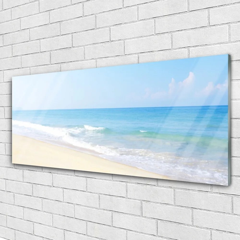 Obraz plexi Pláž more príroda 125x50 cm