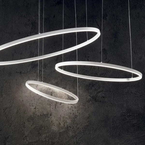 Ideal Lux - LED Luster na lanku ORACLE LED/55W/230V 3000K pr. 90 cm biela