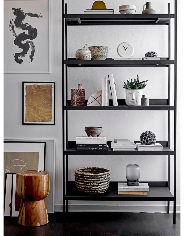 Biely terakotový kvetináč Bloomingville Ignacia, výška 15,5 cm