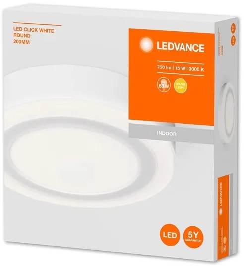 Ledvance - LED Stropné svietidlo ROUND LED/15W/230V pr. 20 cm