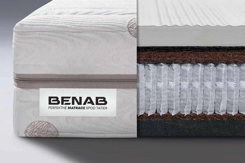 BENAB EPSILON luxusný ortopedický taštičkový matrac 100x200 cm Prací poťah Wool Life