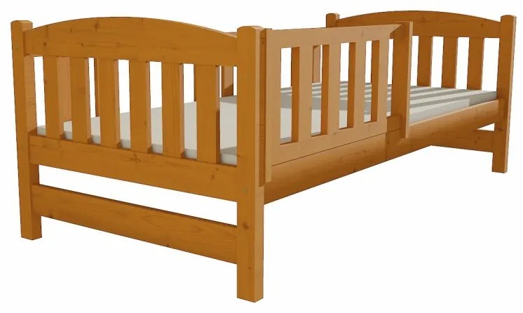 Detská posteľ z masívu 200x90cm so zásuvkami - DP002