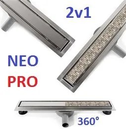 Odtokový sprchový žľab MAXMAX NEO 2v1 PRO