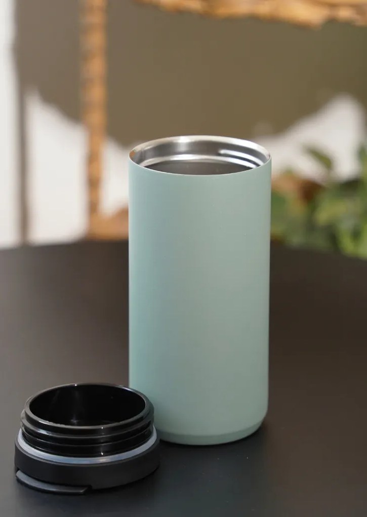 Svetlosivý termohrnček BEKER 400 ml