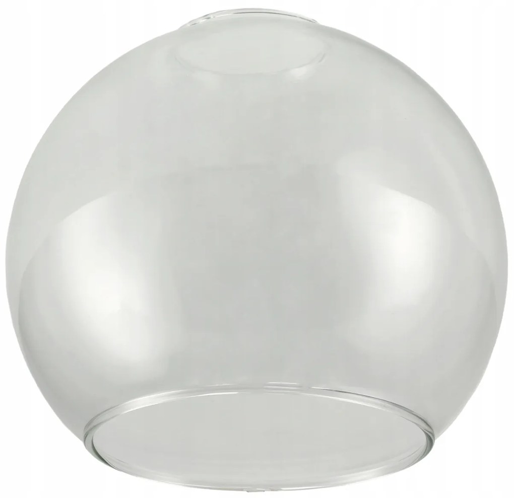 BERGE E27 LED luster závesné svietidlo, sklenená guľa, priehľadné