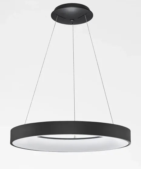 LED luster Rando Thin 60 4000K čierne