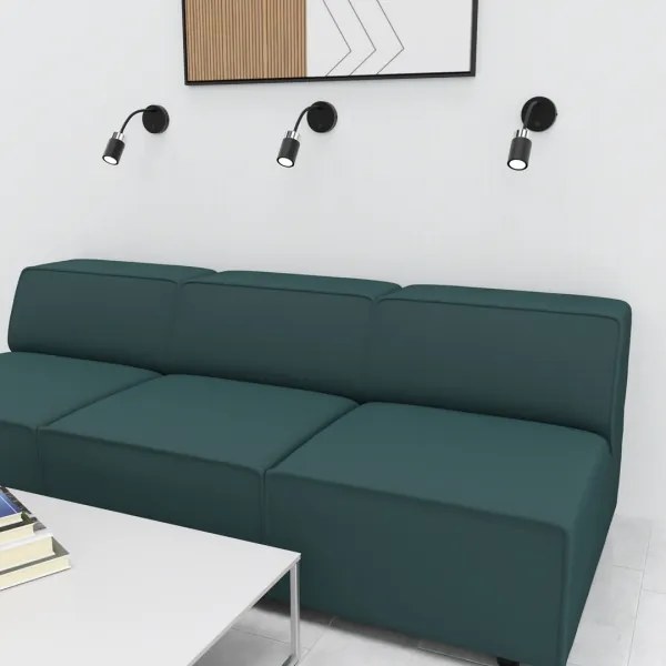 Flexibilná lampička JOKER 1xGU10/8W/230V čierna/matný chróm