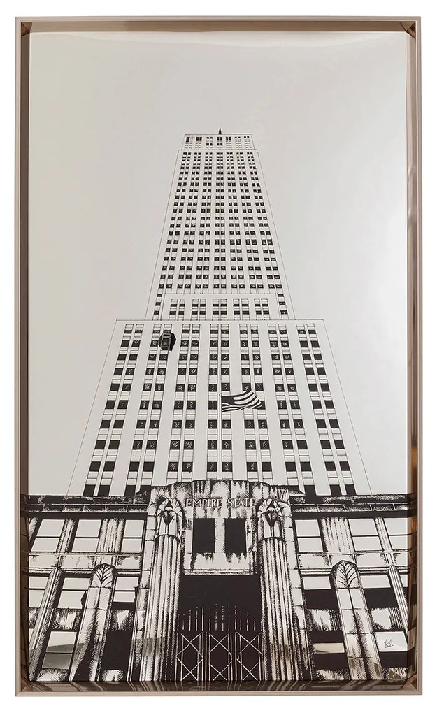 Empire obraz hnedý 130x77 cm