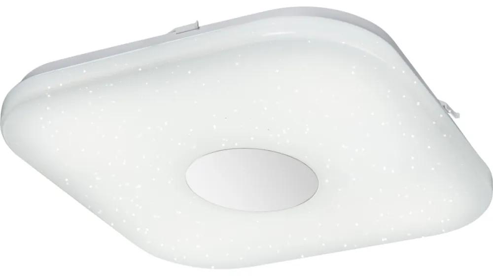GLOBO Stropné LED stmievateľné osvetlenie FELION, 24W, 35,5x35,5cm, hranaté