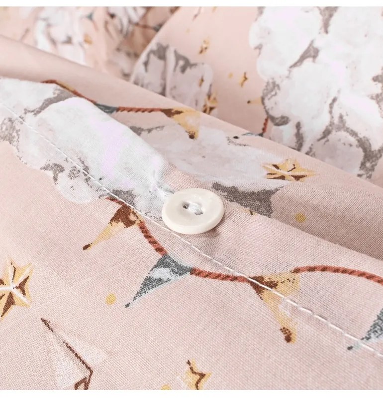 Obliečky bavlnené Swan EMI, Štandardný set jednolôžko obsahuje 1x 140x200 + 1x 70x90