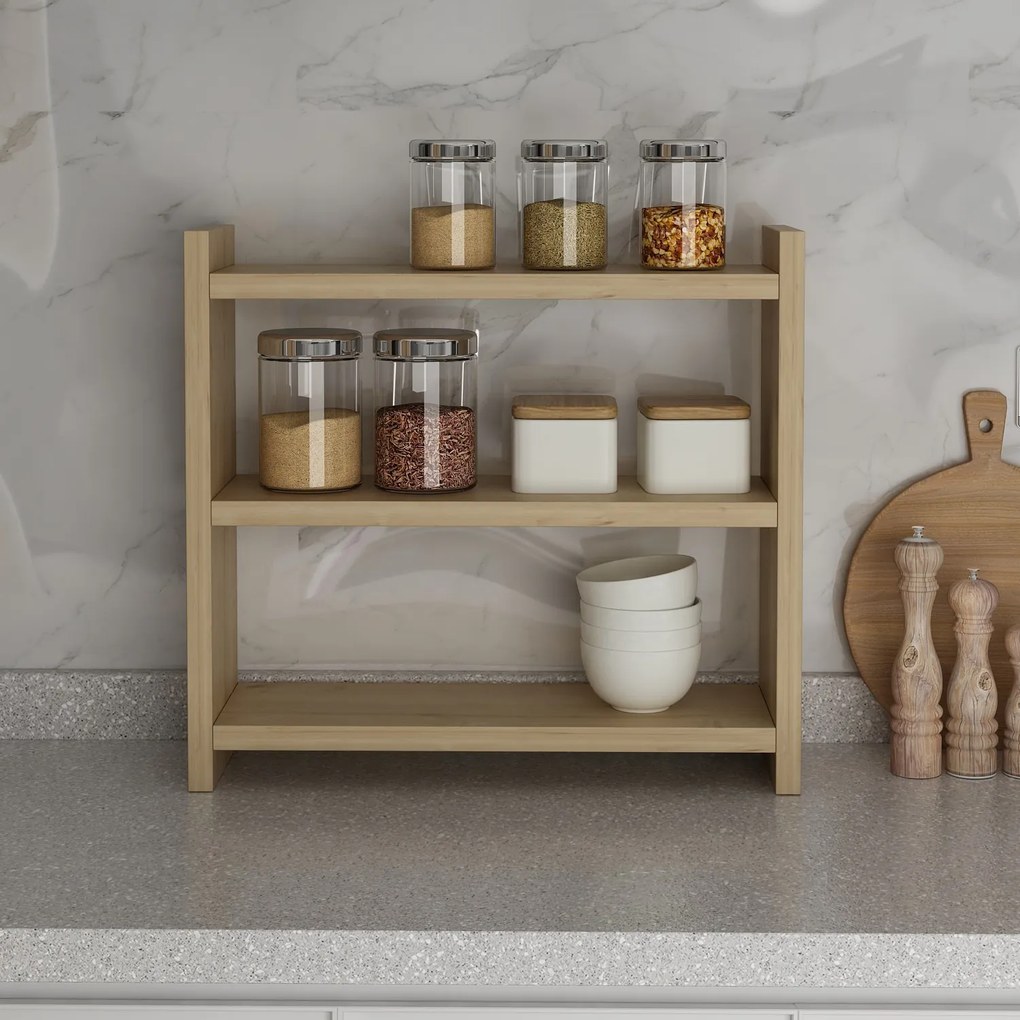 Kuchynská polica COSMIC dub safírový