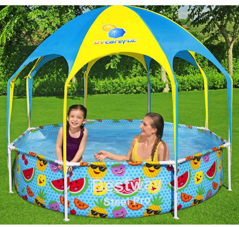 Bestway Nadzemný bazén pre deti s UV ochranou Steel Pro 244x51 cm 3202538