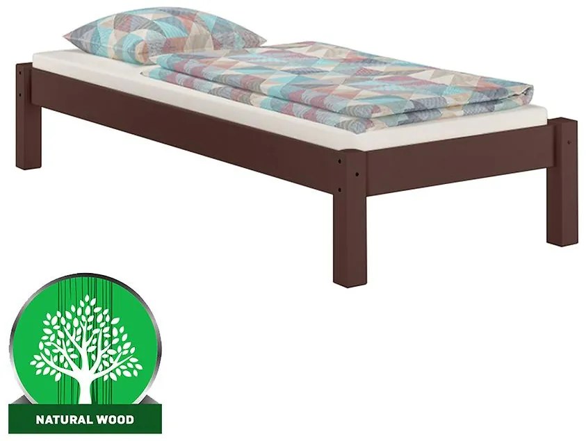 Posteľ Dora 120x200 borovica morená orech