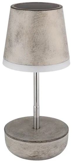 Globo 36638SA - LED Solárna lampa 10xLED/0,06W/3V IP44 šedá