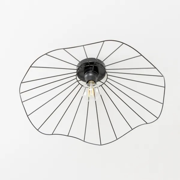 Brilagi - LED prisadený luster CERIA WIRE 1xE27/40W/230V pr. 60 cm čierny
