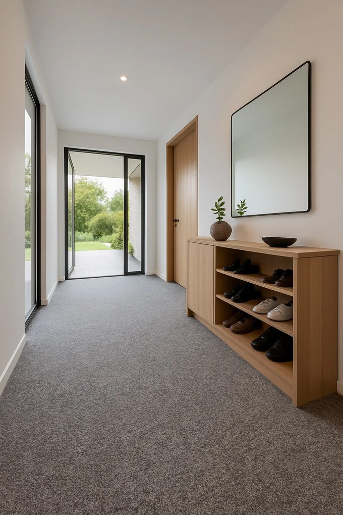 Den Braven, Metrážny koberec Lindau 60 Béžový, záťažový, na mieru, šíře 2m,4m, šedá, resine, chodba / predsieň