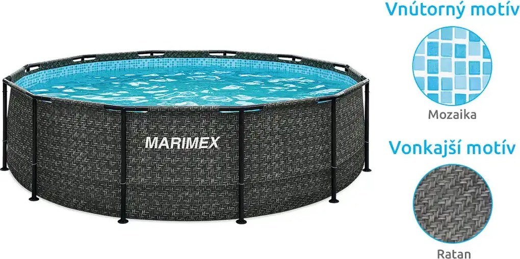 Marimex | Bazén Marimex Florida 3,66x0,99 m bez príslušenstva - motív RATAN | 10340213