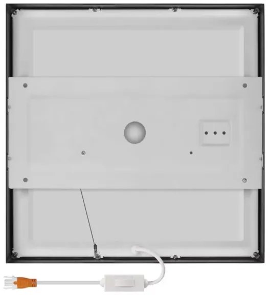 LED Stropné svietidlo LED/28,5W/230V 3000/3500/4000K 30x30 cm čierna