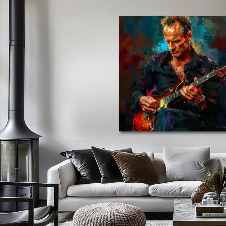 Obraz Sting - Kráľ Grammy | 100% originál domaľovaný akrylom