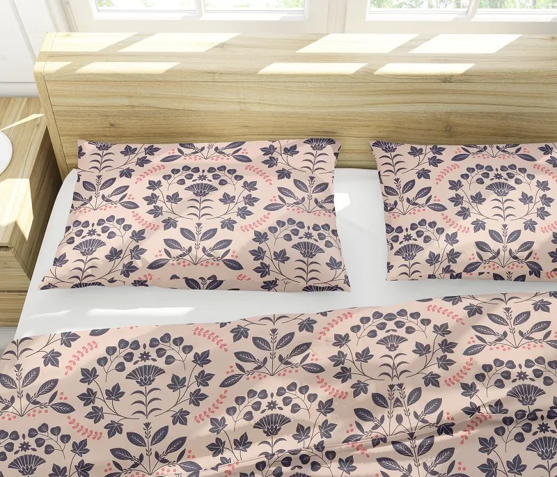 Obliečky bavlnené kvietky