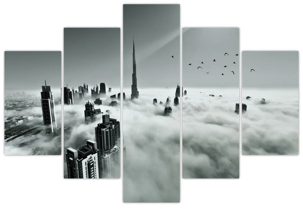 Obraz - Mrakodrapy v Dubai (150x105 cm)