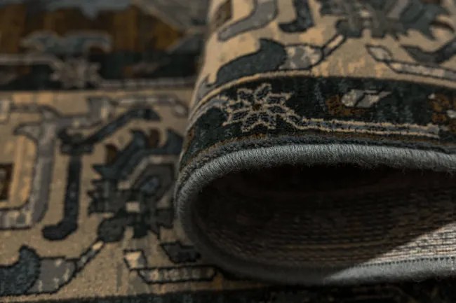 Koberec Dywilan Superior Oman, ornament, tmavomodrý