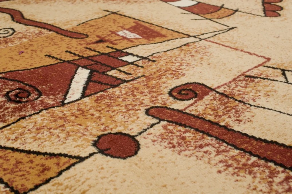 TA Koberec 7025B SVETLO BÉŽOVÝ ATLAS PP Rozmer: 160x220 cm