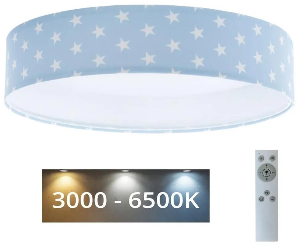 BPS Koncept LED Stmievateľné svietidlo GALAXY KIDS LED/24W/230V hviezdičky modrá/biela + DO BS0564