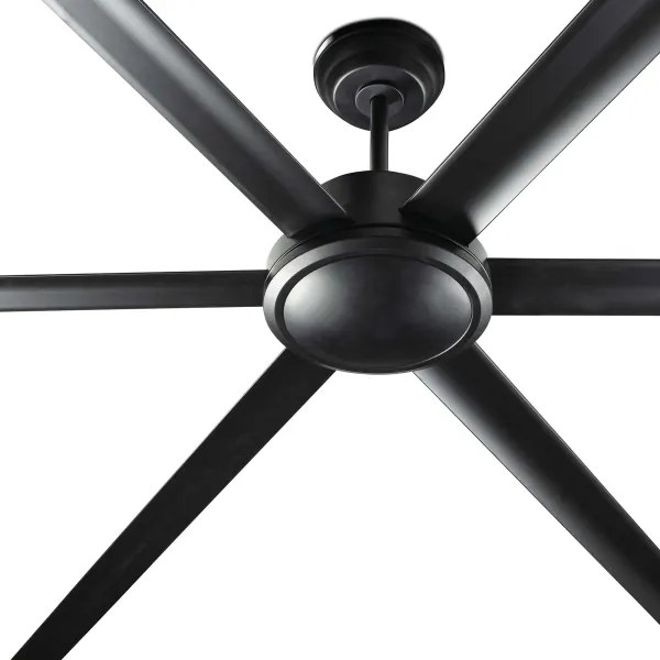 FARO 34203 - Stropný ventilátor ROTTERDAM XL čierna pr. 200 cm + diaľkové ovládanie