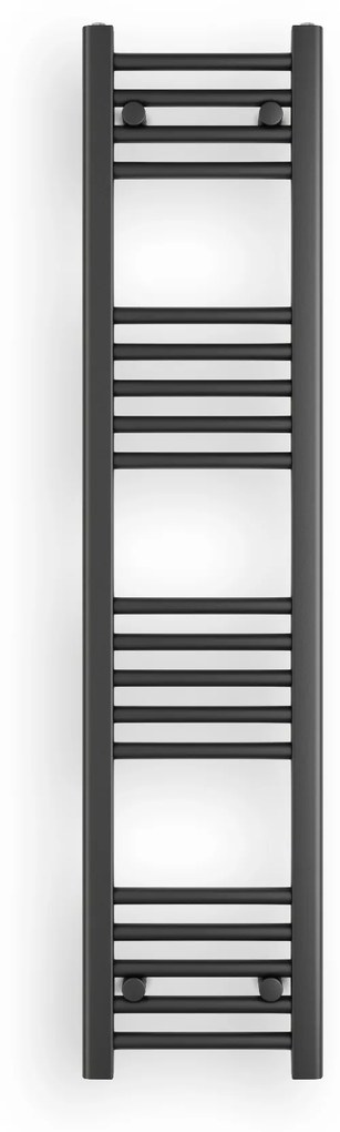 Erga Puerto, vykurovacie teleso 1300x300 mm, 390W, čierna matná, ERG-LAV-GRZE-BK-30130