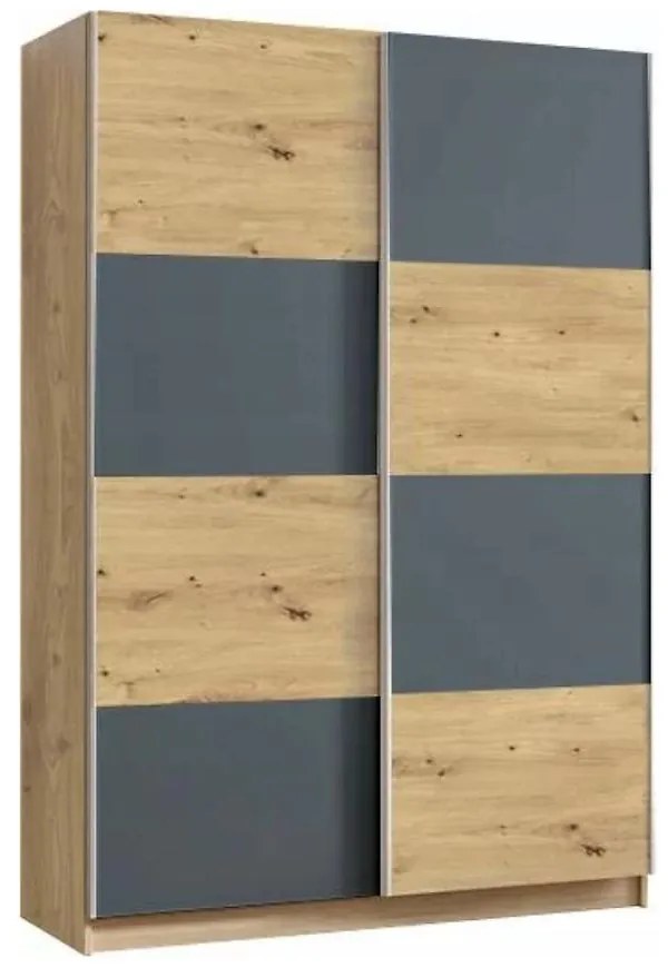 Skriňa Alfa 3 artisan/grafit