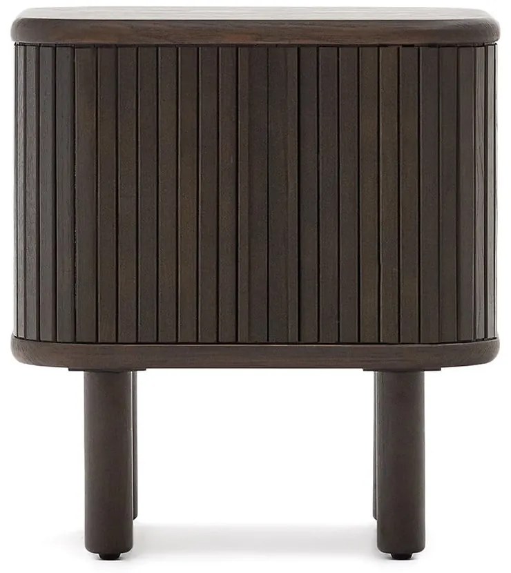 Tmavohnedý nočný stolík Mailen – Kave Home