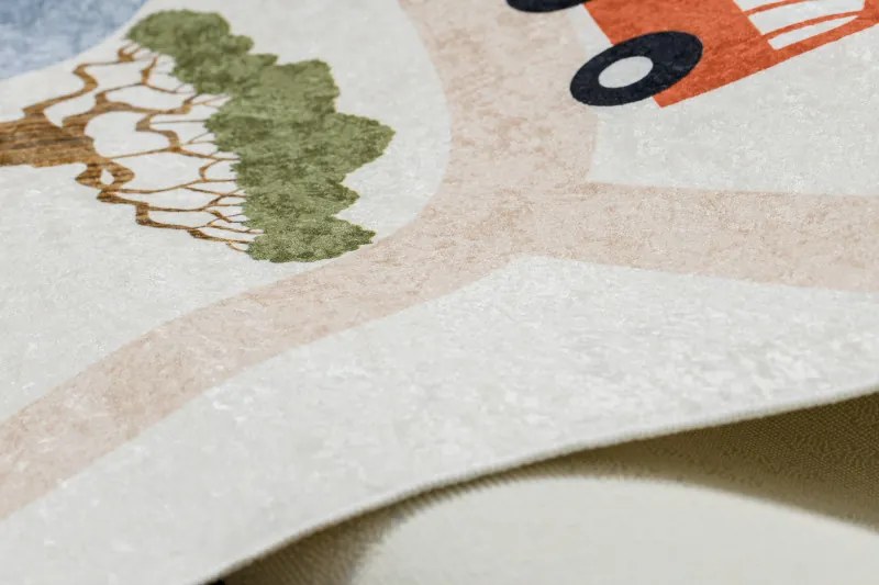 Dywany Łuszczów, Detský kusový koberec Bambino 1165 Zoo, 120x170, viacfarebná, detská izba