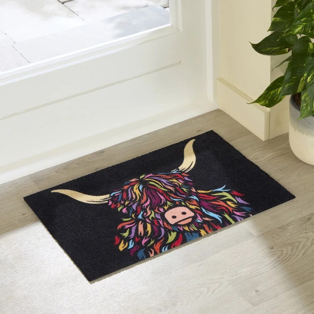 Rohožka 40x60 cm Highland Cow – Artsy Doormats