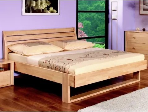 Posteľ Alma 180x200 cm, prírodný buk%