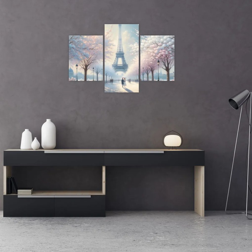 Obraz - Maľba z Paríža (90x60 cm)