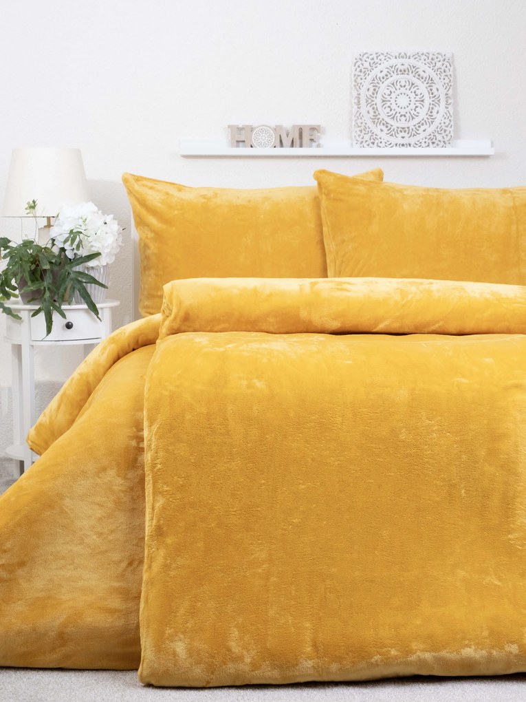 Francúzske obliečky mikroplyš Exclusive – sýto horčicová