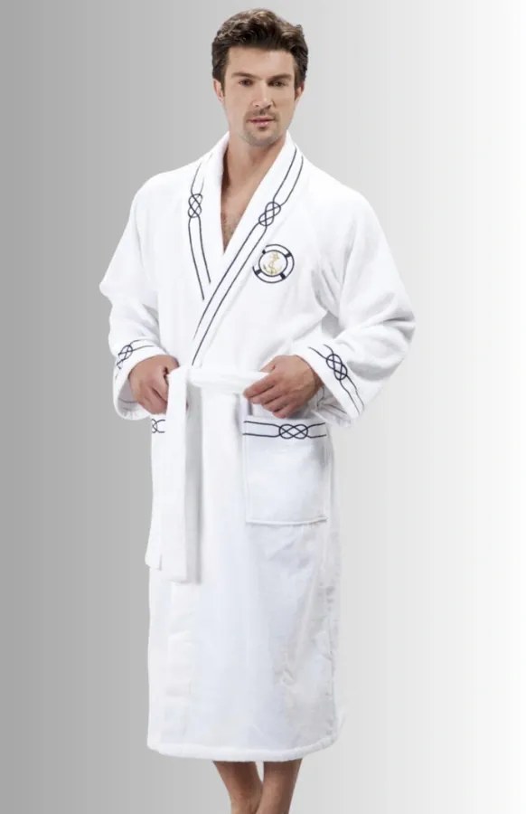 Soft Cotton Luxusný pánsky župan MARINE MAN v darčekovom balení