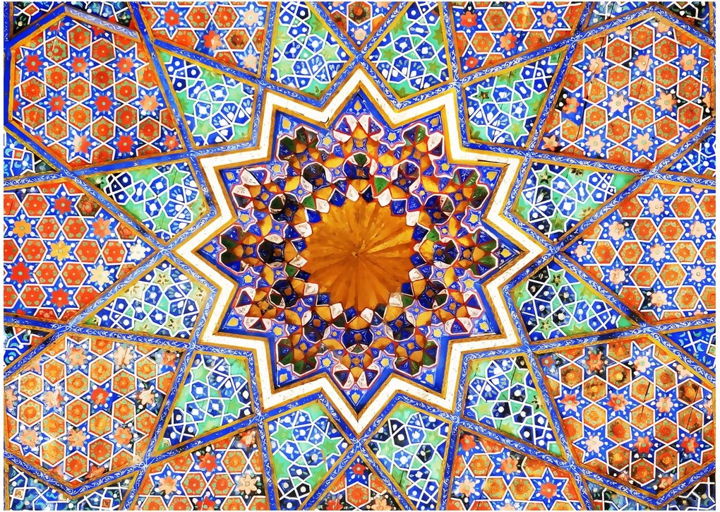 Sklenený obraz mozaiky (70x50 cm)