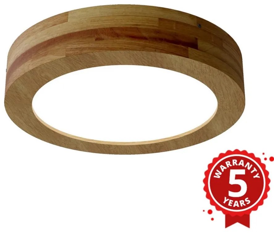 APLED - LED Stropné svietidlo RONDO LED/24W/230V pr. 30 cm dub