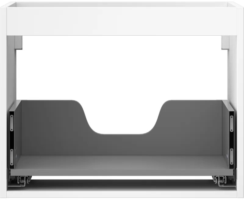 Mexen Box-A, závesná skrinka 60 cm, 1 zásuvka, biela matná, 91AX0-0600-470-1-01