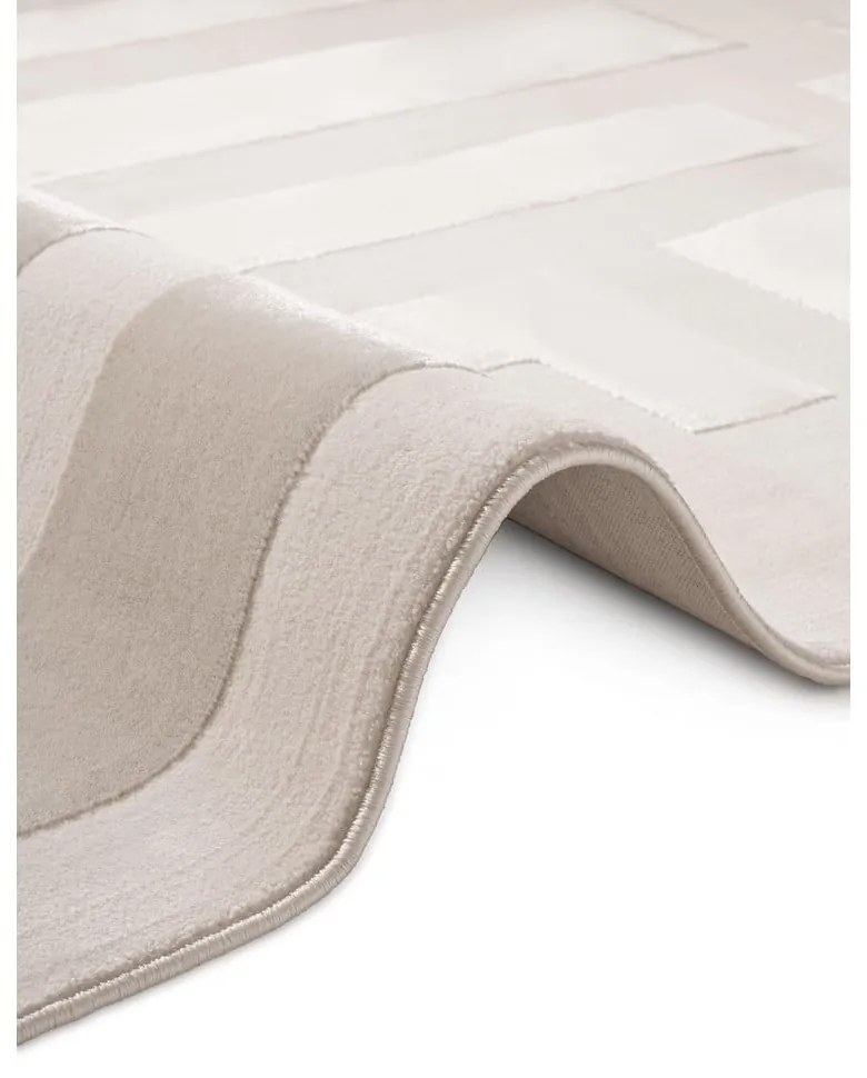 Sivo-krémový koberec 120x170 cm Perles Onyx – Elle Decoration